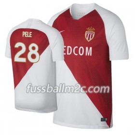 Fußballtrikots AS Monaco Pele 28 Heim Trikotsatz 2018-2019